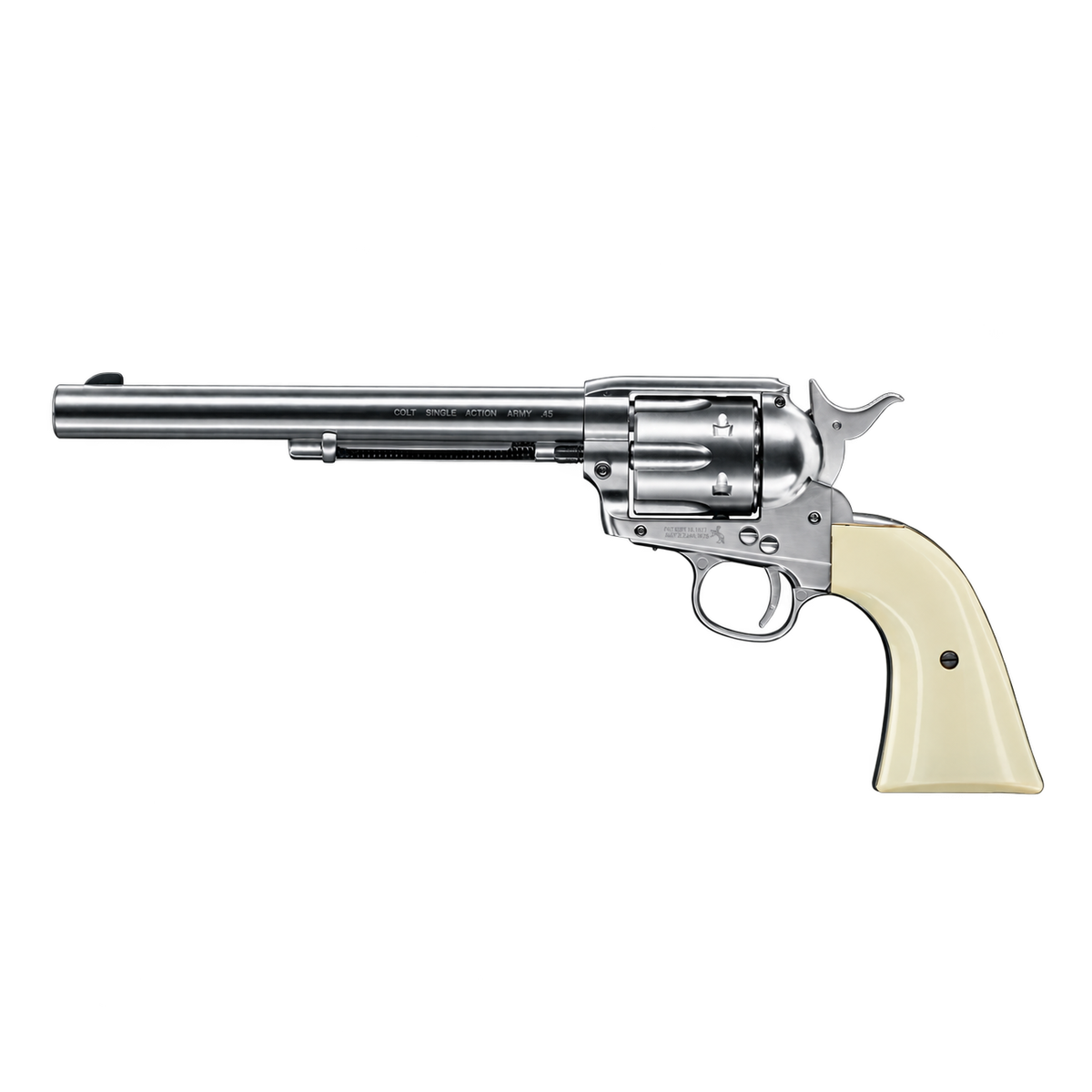 Colt SA Army  45- Nickel -Co2 & Co2-Colt SA Army  45- Nickel -4,5mm BB-Nickel