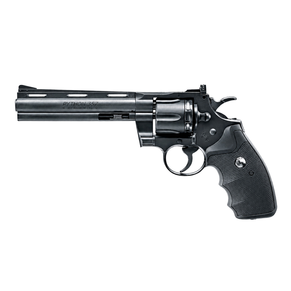 Co2-Colt Python Polimero-4,5mm BB o Pellet-Negra- 6"