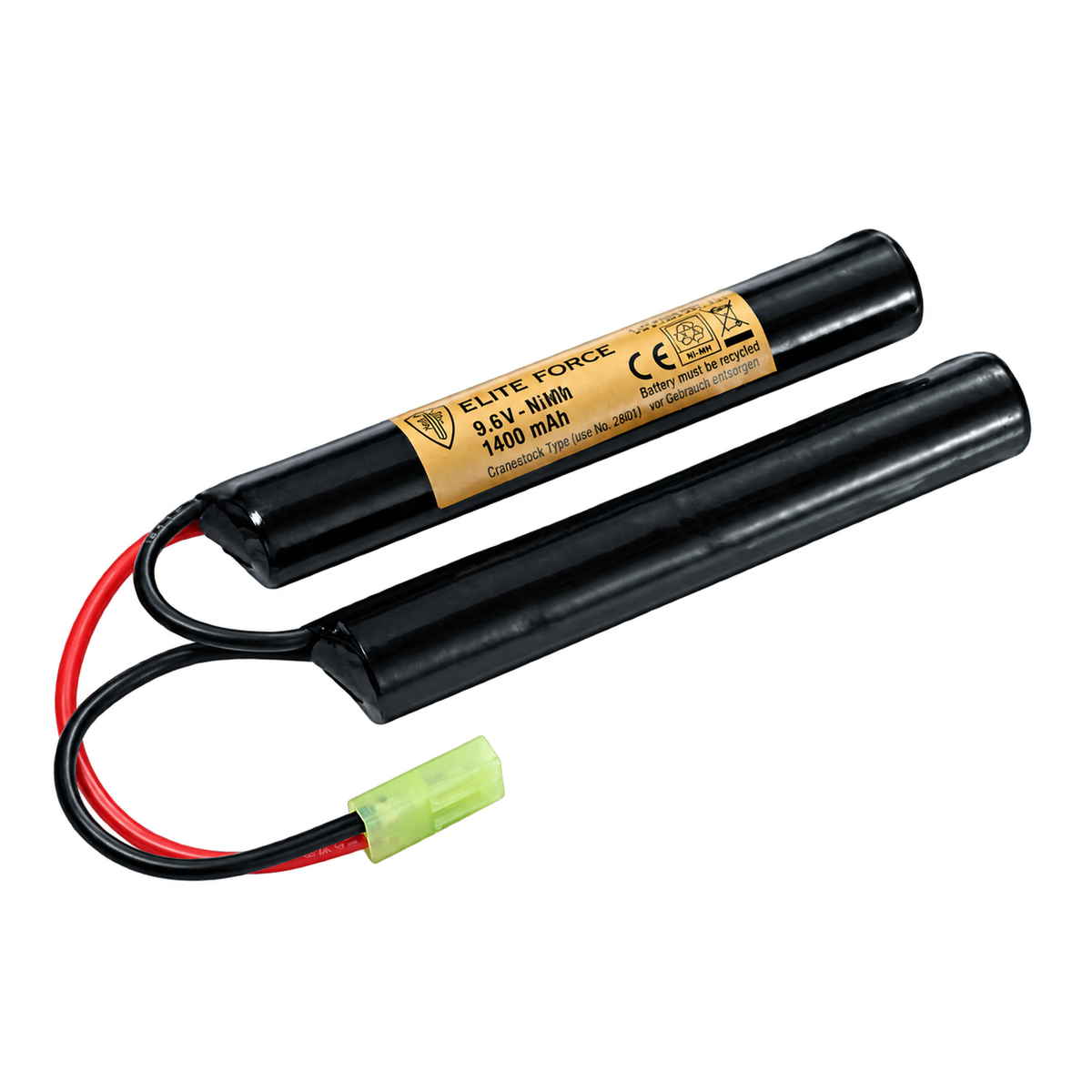 Baterias recargables & Baterias recargables -Elite Force NiMH-Cranestock 9,6V-1400mAh