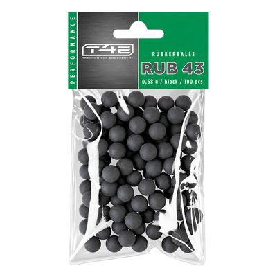 T4E Performance RUB 43-0.68-Negro-100 uds