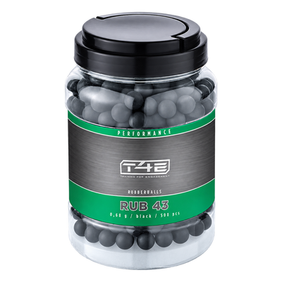 T4E Performance RUB 43-0.68-Negro-500 uds