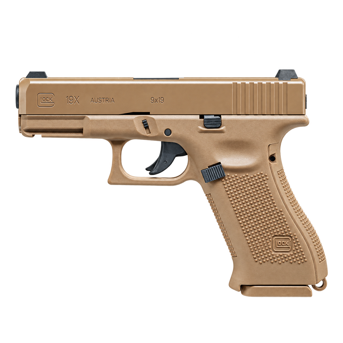 Glock 19X-Co2 & Co2-Glock 19X-4,5mm BB-Coyote