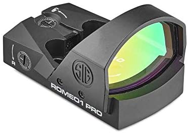 Sig-Romeo 1 PRO & ROMEO1PRO, 3 MOA, 1.0 MOA ADJUST, STEEL SHROUD, BLACK